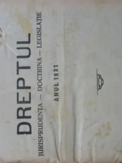 Revista Dreptul, anul LIX, 1931