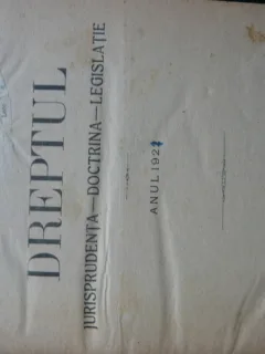 Revista Dreptul, anul XLIX, 1921