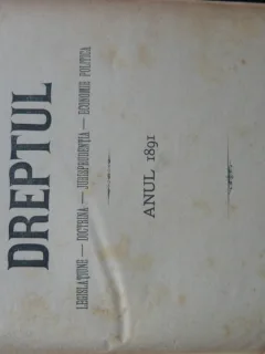 Revista Dreptul, anul XX, 1891