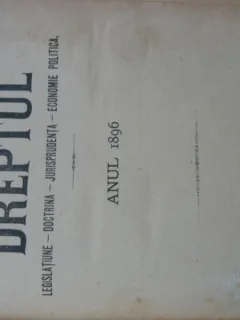 Revista Dreptul, anul XXV, 1896