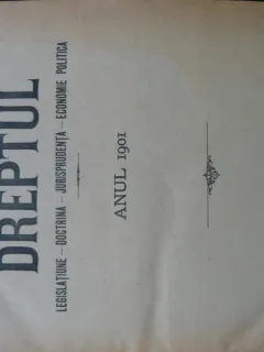 Revista Dreptul, anul XXX, 1901
