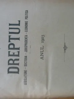 Revista Dreptul, anul XXXII, 1903