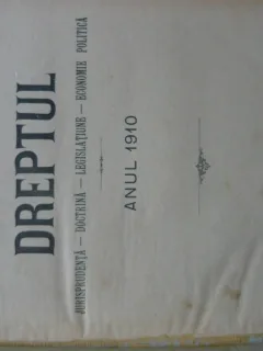 Revista Dreptul, anul XXXIX, 1910