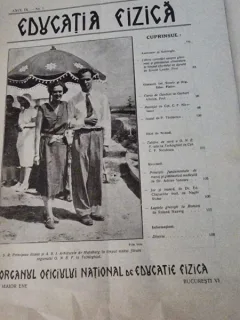 Revista Educatia Fizica anul IX numarul 7 - iulie 1931