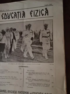 Revista Educatia Fizica anul IX numarul 8- august 1931