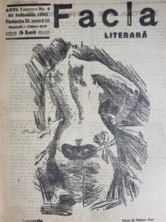 REVISTA FACLA LITERARA NR.4/1923