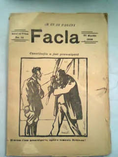 REVISTA FACLA NR.13/31 MARTIE 1923   (CONSTITUTIA A FOST PROMULGATA)