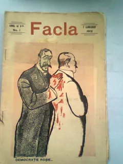 REVISTA FACLA NR.1/IANUARIE 1912  (DEMOCRATIE ROSIE...)