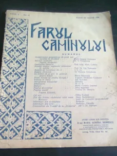 REVISTA FARUL CAMINULUI NUMAR DE VACANTA 1938