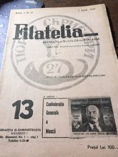 Revista Filatelia, revista filatelistilor din Romania nr.13/1945