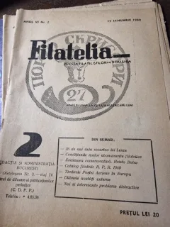 Revista Filatelia, revista filatelistilor din Romania nr.2/1949