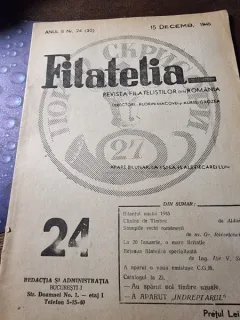 Revista Filatelia, revista filatelistilor din Romania nr.24(30)/1945