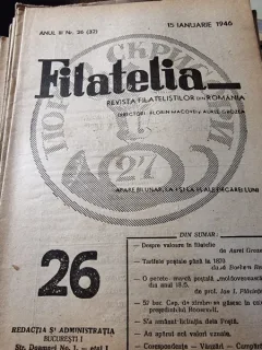 Revista Filatelia, revista filatelistilor din Romania nr.26(32)/1946