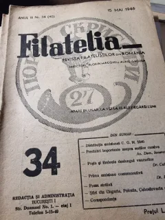 Revista Filatelia, revista filatelistilor din Romania nr.34(40)/1946