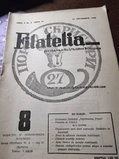 Revista Filatelia, revista filatelistilor din Romania nr.8/1948