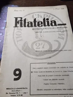 Revista Filatelia, revista filatelistilor din Romania nr.9/1945