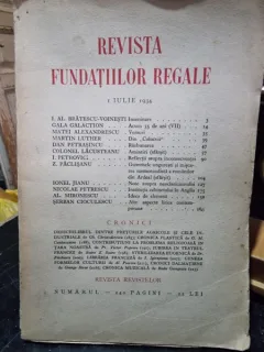 Revista Fundatiilor Regale 1 Iulie 1934