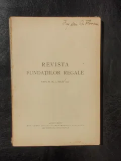 Revista fundatiilor regale no.7 anul II Iulie 1935