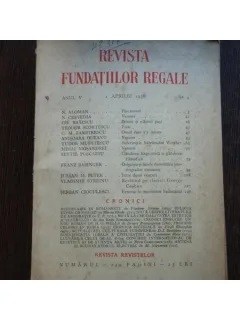 REVISTA FUNDATIILOR REGALE NR.4