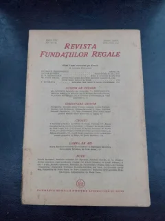 REVISTA FUNDATIILOR REGALE NR.10-11/1947