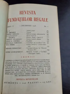 REVISTA FUNDATIILOR REGALE NR.12/1938