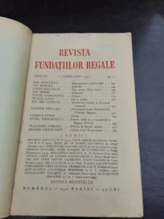 REVISTA FUNDATIILOR REGALE NR.2/1937