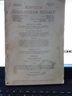 REVISTA FUNDATIILOR REGALE NR.2/1946