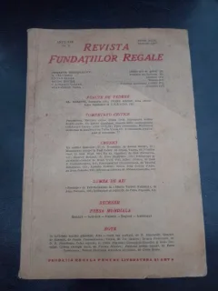 REVISTA FUNDATIILOR REGALE NR.3/1947