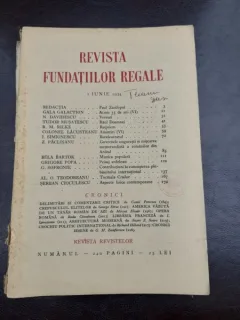REVISTA FUNDATIILOR REGALE NR.6/1934