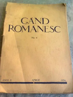 REVISTA GAND ROMANESC , NR. 4 , ANUL II , APRILIE , 1934