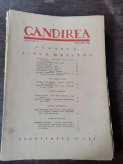 REVISTA GANDIREA NR.1/1943  (CONTINE ARTICOL DE LUCIAN BLAGA)
