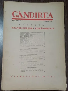 Revista Gandirea nr.4/1943 Articol principal Transfigurarea Ramanismului