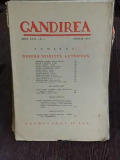 REVISTA GANDIREA NR.4/APRILIE 1938