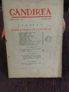 REVISTA GANDIREA NR.4/APRILIE 1938