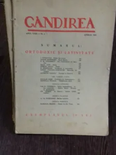 REVISTA GANDIREA NR.4/APRILIE 1939