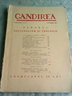 REVISTA GANDIREA NR.8/1939