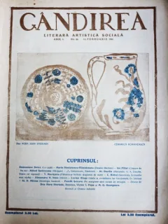 Revista Gandirea,Anul I,NR.20,februarie,1922