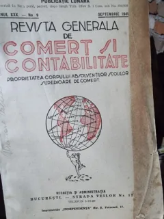 Revista generala de Comert si Contabilitate  Nr. 9 /1941