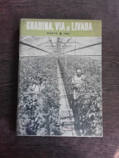 REVISTA GRADINA, VIA SI LIVADA NR. 3/1960
