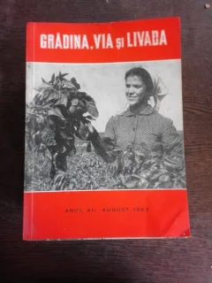 REVISTA GRADINA, VIA SI LIVADA NR. 8/1963