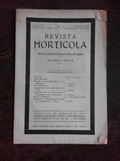 REVISTA HORTICOLA 1 FEBRUARIE ANUL IV