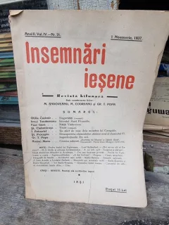Revista Insemnari Iesene nr.21/1937
