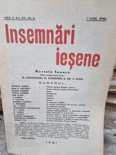 Revista Insemnari Iesene nr.6/1940