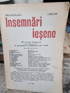 Revista Insemnari Iesene nr.7/1940