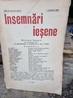 Revista Insemnari Iesene nr.8/1939