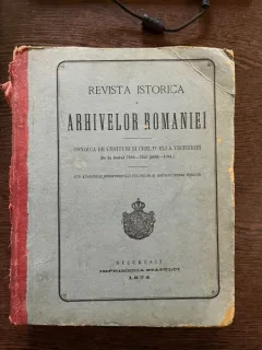 Revista Istoria a Arhivelor Romaniei. Condica de venituri si cheltuieli a visteriei (1694-1704) - 1878