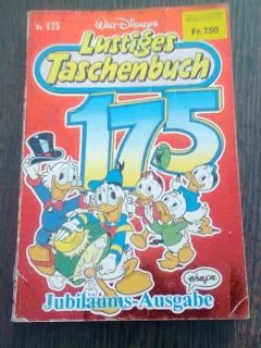 REVISTA LUSTIGES TASCHENBUCH NR, 175 - JUBILAUMS AUSGABE  (REVISTA CU BENZI DESENATE, TEXT IN LIMBA GERMANA)