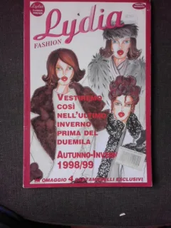 REVISTA LYDIA, TOAMNA IARNA 1998/1999, TEXT IN LIMBA ITALIANA, REVISTA DE MODA