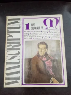 REVISTA MANUSCRIPTUM NR.1/1973