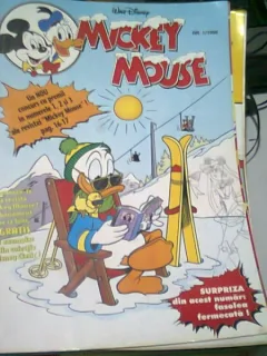 REVISTA MICKEY MOUSE NR.1/1998  (REVISTA CU BENZI DESENATE, PENTRU COPII)